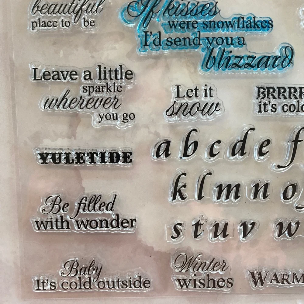Homemaker Rare Earth Winter Wonderland and Winter Wishes Stamp Sets